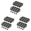 6er-Pack Mini-Muffin-Käsekuchenform mit abnehmbarem Boden, 12-fache Antihaft-Cupcake-Form