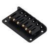 Hardtail Saddle Bridge 6 String 78mm Zinc Alloy Copper Electric Guitar Bridge for Replacement
