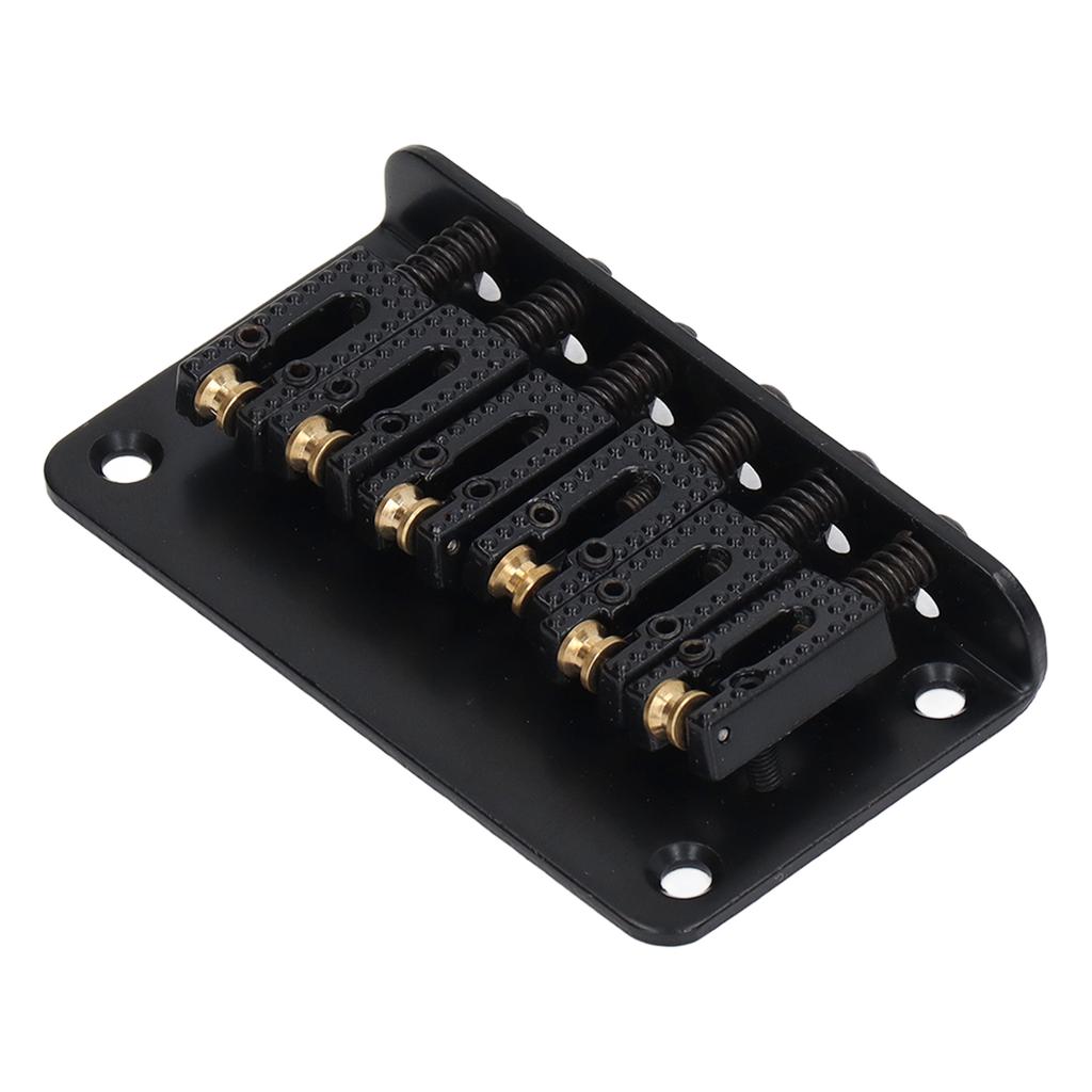 Hardtail Saddle Bridge 6 String 78mm Zinc Alloy Copper Electric Guitar Bridge for Replacement