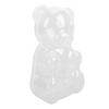 Large Plastic Bear Container Jar Clear Bear Gift Box Dispenser Fillable Candy Box for Birthday Party Favors