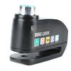 Bicycle Alarm Disc Lock Security Alarm Disc Brake Lock Riding Equipment for Mountain Bike Electric Vehicles Black