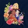 Disney Princess Childrens/Kids Rapunzel Moana Snow White Bouquet Pullover Hoodie