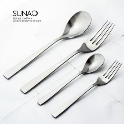 Tsubame Shinko Kogyo SUNAO Dinner Cutlery Set 8 Pieces Made Japan