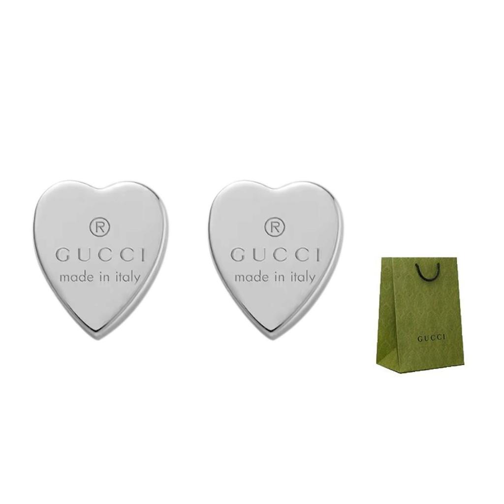 Gucci Heart Sterling Silver Earrings Women earrings 223990-J8400-8106