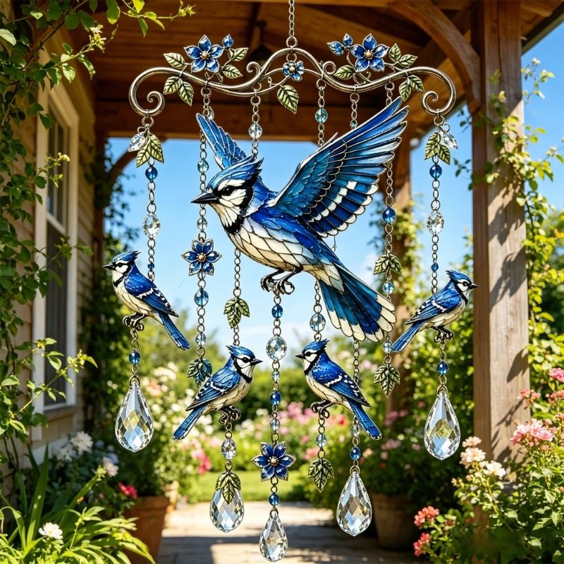 Vogel Windgongen Zonenvangers Regenboog Makers Buiten Binnen Huis Tuin Decoraties Kristallen Zonenvangers Raam Hangend