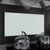 Day and Night - Day and Night Kitchen Splash Protection White Tempered Glass 80x40 Cm