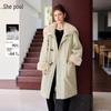 Tachoo Women's 90% Down Mid-Length Puffer Coat