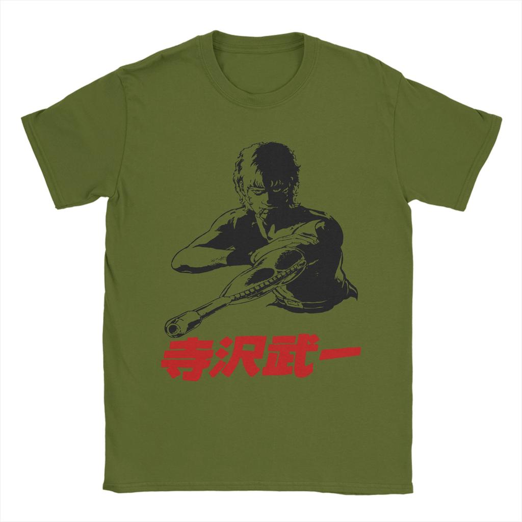 Space Adventure Cobra T Shirt Men 100 Cotton Casual TShirt Crew Neck Anime Manga Tees Short Sleeve Clothing Plus Size