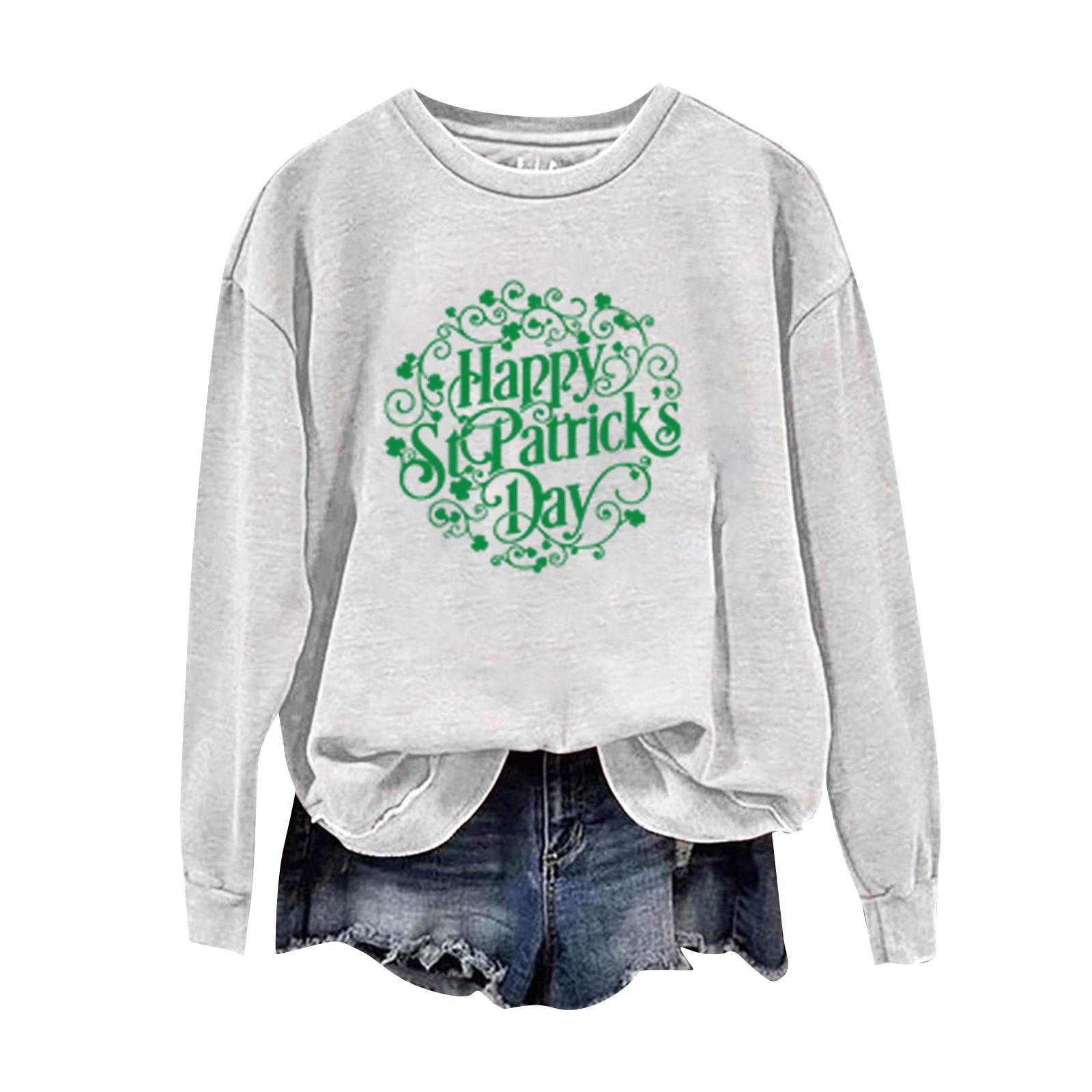 

Женские топы с круглым вырезом, хлопковый женский повседневный модный пуловер с длинным рукавом и круглым вырезом XXXL белый