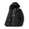 Winter Thickened Warm Jacket Graphene Sports and Leisure Hooded Cotton-padded Jacket Thickened Windproof Jacket Padded Jacket Group Buying
