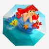 1pc Mermaid Ariel Automatic Folding Umbrella: Compact 8-rib Design  Outdoor, Casual Accessory,  Durable Canopy 8