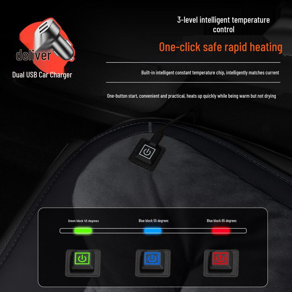 Changan Beheiztes Plüsch-Sitzkissen für CS35/55/75 Plus, Unit/V/K/Z Modelle