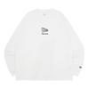 New Era Oversized Cotton Tee 15129360 White Box Logo Long Sleeve Street XL L/S T-shirt