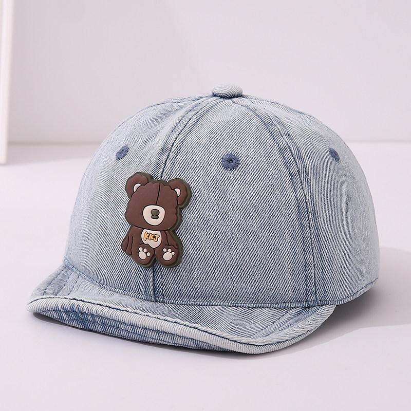 Casquette de Baseball en Jean Style Coréen INS pour Bébé - Chapeau à Visière Souple pour Garçons et Filles, Printemps/Automne