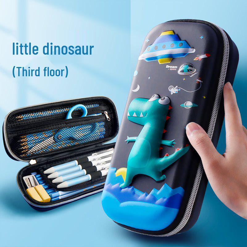 High-Capacity Korean-Style Pencil Case for Elementary Students