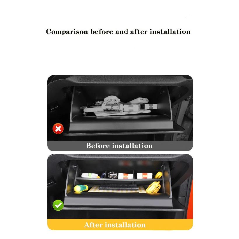 For Great Wall Tank 300 TANK 300 Co-driver Glove Box Storage Partition TANK Sundry Storage Box Interior Modification Accessories
