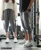 Training Gym Medium Size L [Converse] Men's Shorts, Wear, Shorts, 7/8 Length, Sweat-wicking, Quick-drying, Gray,