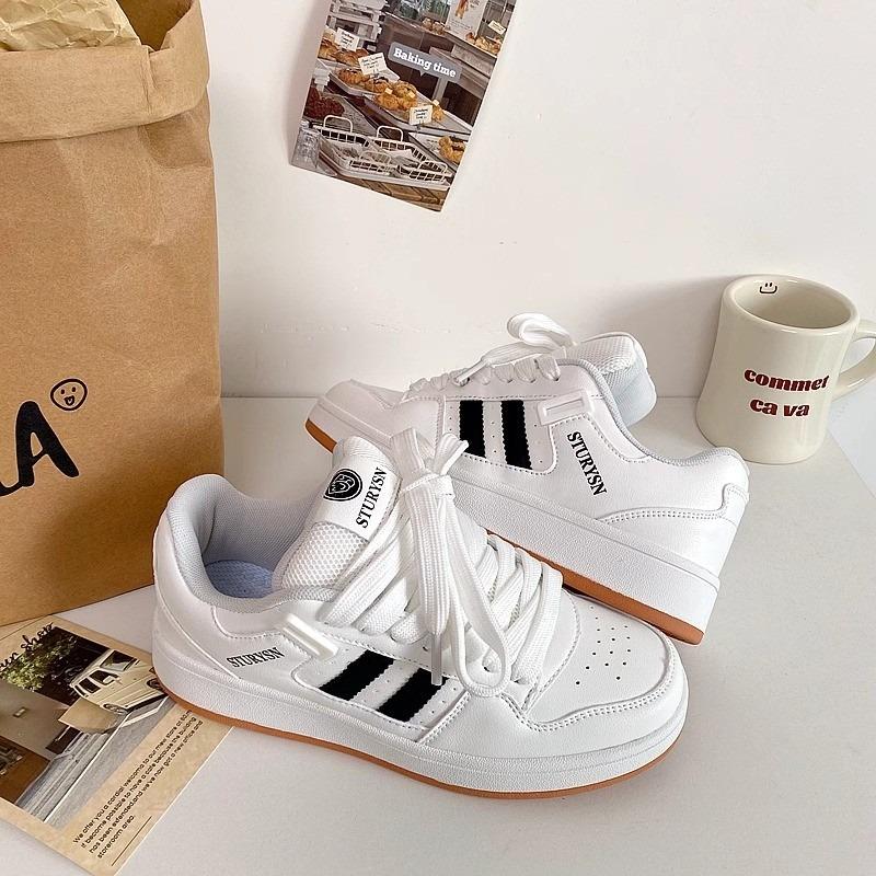 Women Sneakers  New Designer Lace-up Casual Board Shoes Woman Comfortable Breathable Trend Sport Flats Zapatos De Mujer