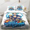 3D Cartoon Fireman Sam Toys Duvet Cover Set Comfortable and Warm Bedding Set for Decorating Your Bedroom and Enhancing Home Life