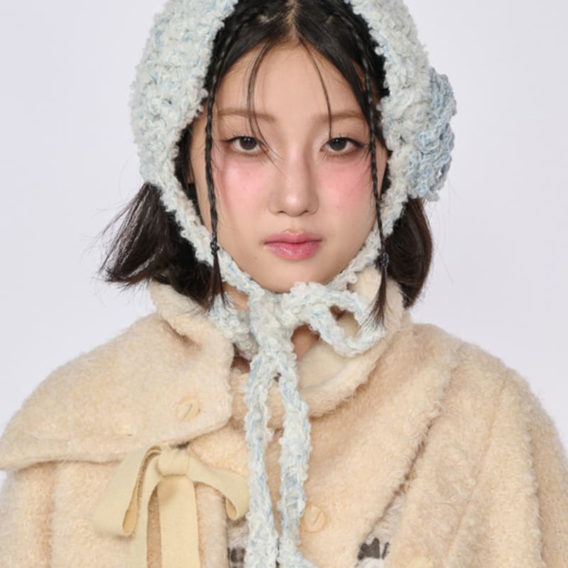 UNUSUALNORMAL PIA HANDMADE EARMUFFS_ICY BLUE