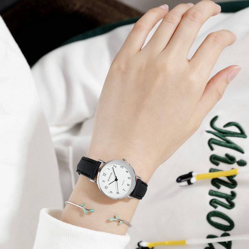 Watch Schoolgirl Style Belt Trend Fashion Simple Women'S Watch Simple Quartz Watch Women'S Watch