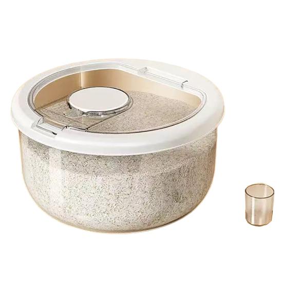 Kitchen Storage Bin for Grains Flour Large Capacity Airtight Rice Container Moisture-Proof Insect-Proof Design Kitchen Organization Essential