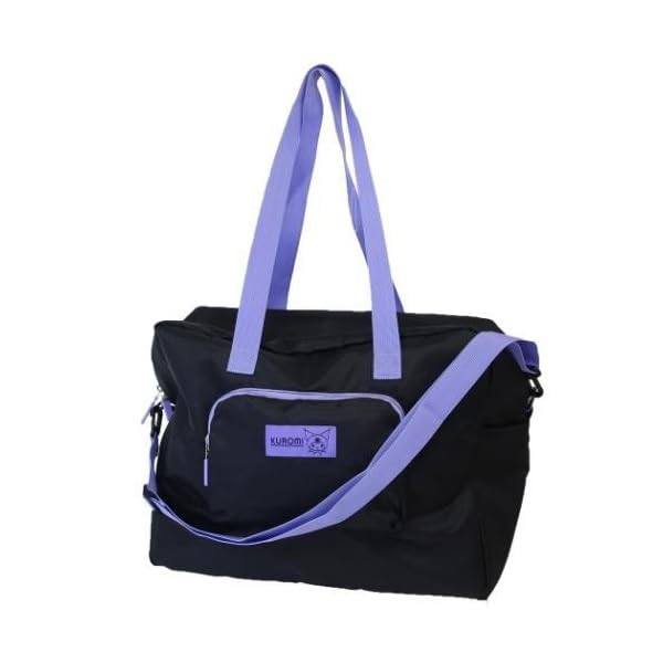 

Kuromi Packable Boston Bag Kids Black [Kuromi]