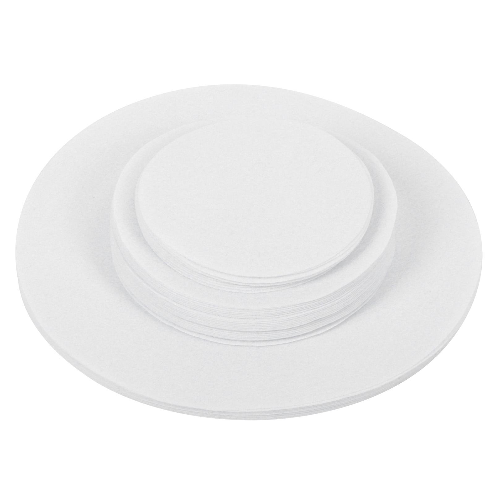 

Felt Dish Protection Pad AntiFriction Storage Separator Insulation Mat Food Plate Porcelain Divider(White 48PCS) белый