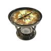 Brass Compass Sand Timer 15.24 cm Nautical Desk Decor, Maritime Birthdays, Anniversaries, Graduations, Retirements Gift