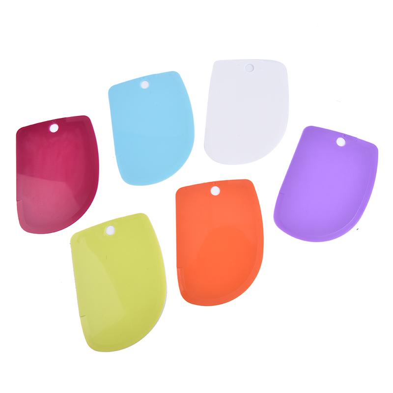 6Pcs Baking Pastry Cream Scraper Teeth Edge Diy Scraper Cake Cutters Spatulas