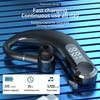 Bone Conduction Earphones, Earphone-Type Bone Conduction Sound Amplifier with Volume Control, 360-Degree Sound Collection, Open-Ear Hanging Design,