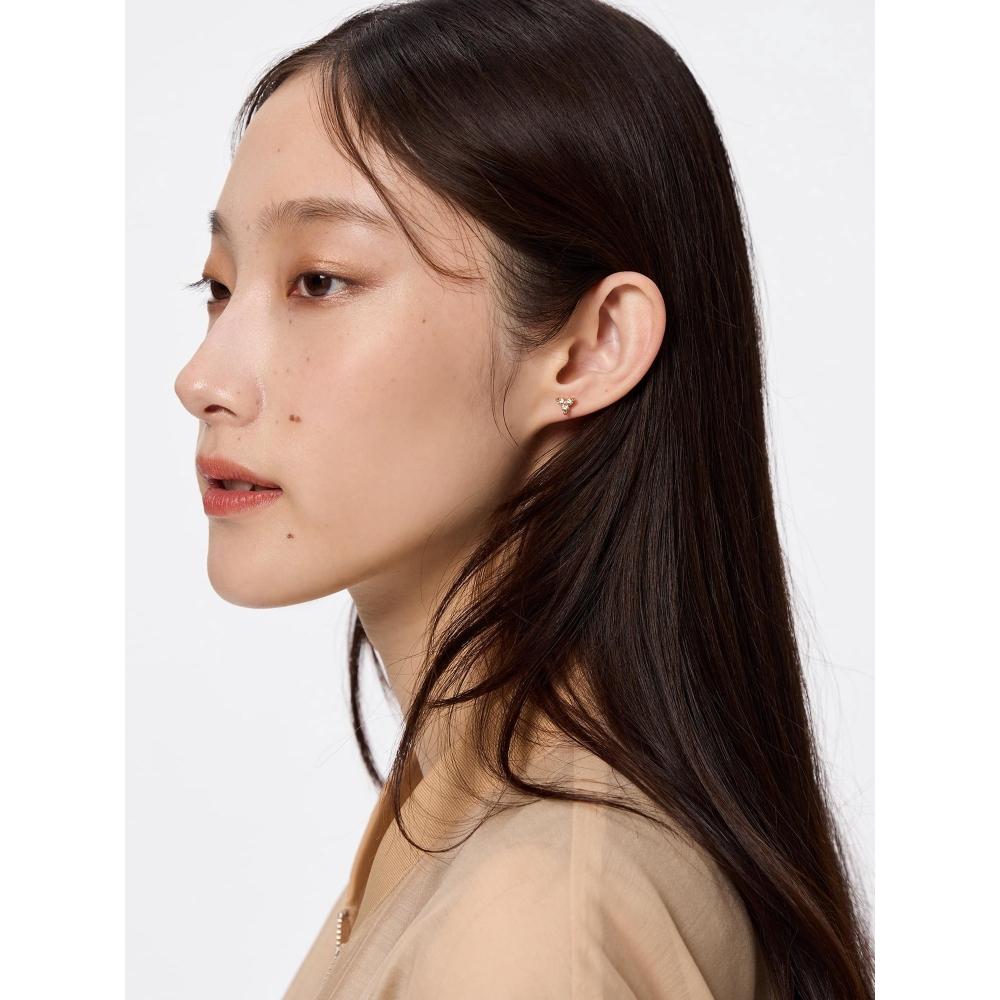 Gu By Uniqlo Heart Motif Bead Earrings