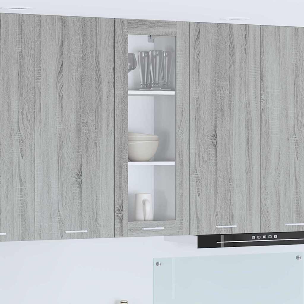 Hanging Cabinet Grey Sonoma 40 X 31 X 100 Cm Particleboard
