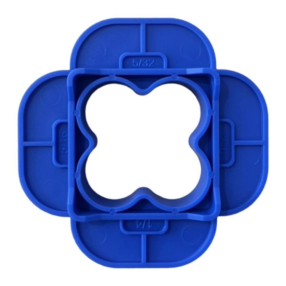 1/4/6Pcs Thickened 4-in-1 Multi-Size Deck Spacer Tool Plastic Reusable Floor Seam Width Tool Multi-function Deck Spacers