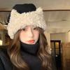 Thermal Plush Winter Hat Cold Proof Windproof Thermal Hat Warm Bear Ear Hat  For Women