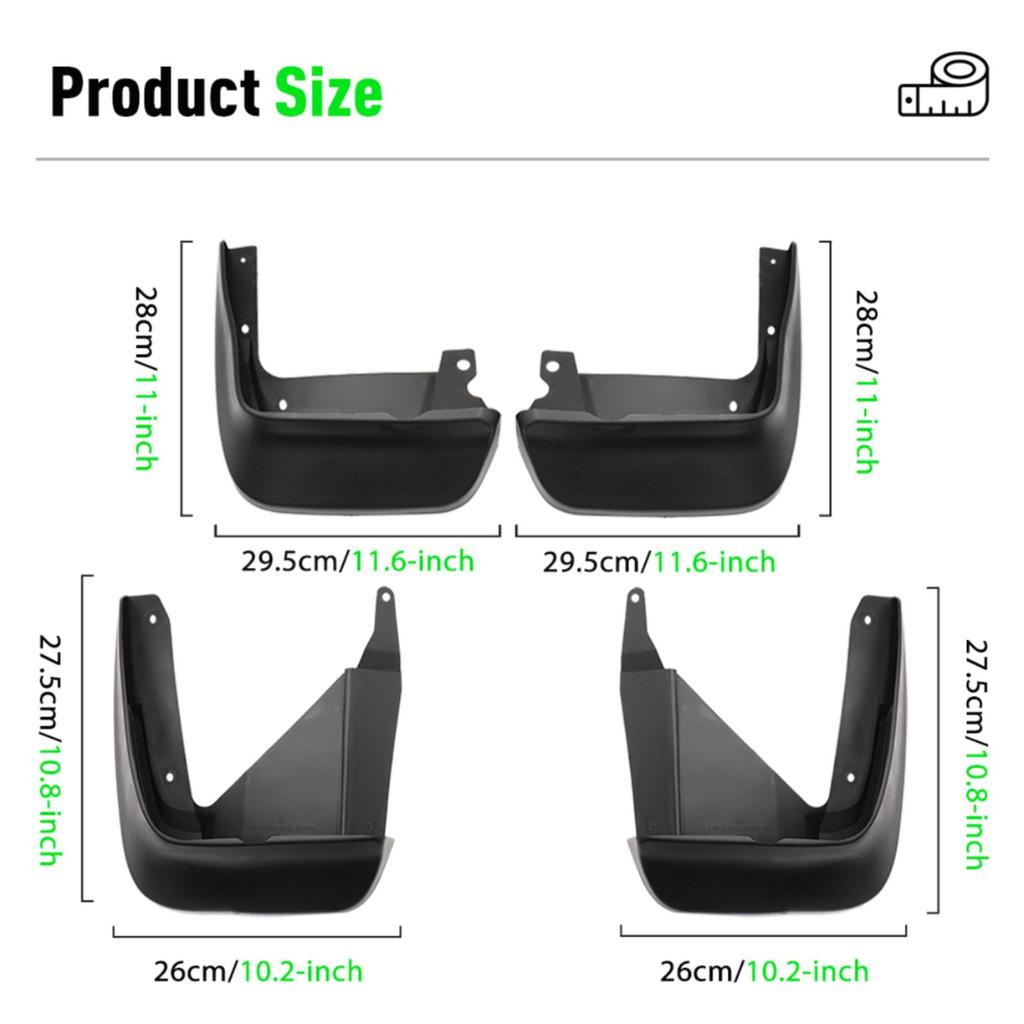 4 STÜCKE Auto Schmutzfänger Spritzschutz Kotflügel Auto Schmutzfänger Kompatibel mit Acura TL Limousine 2012 2013 2014 2015 2016