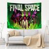 FFinal Space Anime Anime Tapestry Hanging Tarot Hippie Wall Rugs Dorm Home Decor