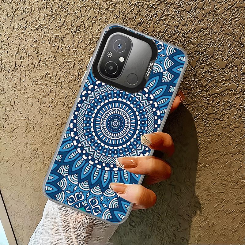 Mandala Style Pattern Shockproof Phone Case for Xiaomi Poco X7 X6 X5 X3 Pro F7 Ultra M8 Redmi 15C 15 14C 13C 12C 10C 13 12 10