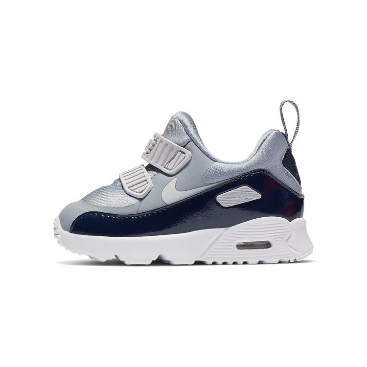 

Nike Air Max Tiny 90 Cushioning Low top Toddler Shoes Obsidian Infant And Toddler 881924-401 23.5
