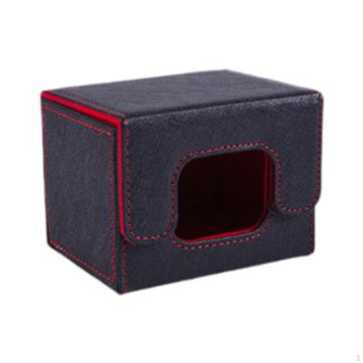 Kartendeckbox, praktischer PU-Lederhalter, Sammleretui