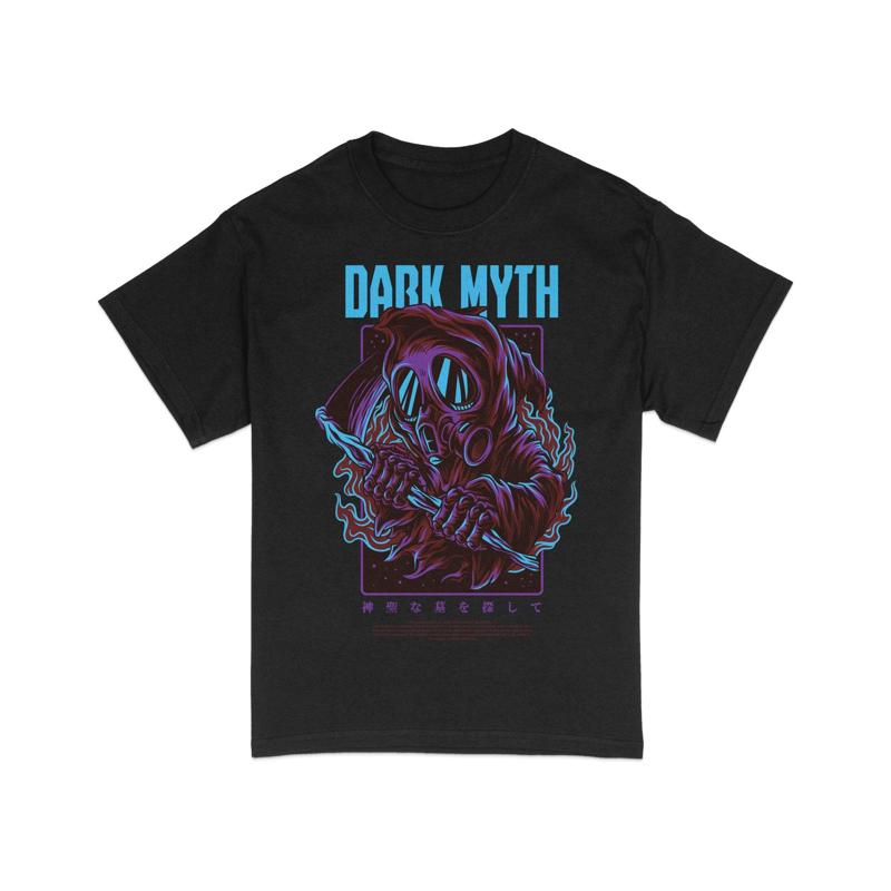 T Shirt With Vibrant Alien Design Sci Fi Inspired Cotton Casual Streetwear Unique Illustration Art