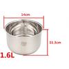 Non Stick Cooking Pot 304 Stainless Steel Rice Cooker Inner Container Replacement Accessories Food Rice Cooker POT