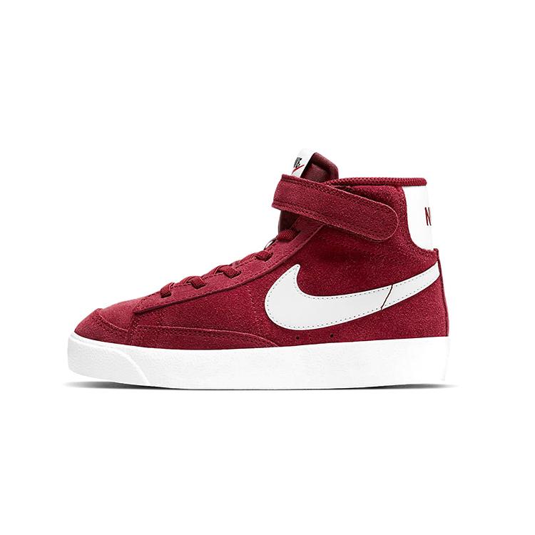 

Nike Blazer 77 Suede Mid Top Skateboard Shoes Red White Children Aged 3 7 Years Old 32