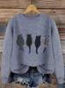 2025 Unisex 3D Print Thick Knit Striped Sweatshirt