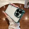 Applicable to iPhone16PROP new anti-drop four-corner electroplating space case Apple 15PROMAX Apple 13PROM