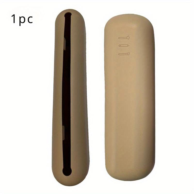 1pc Waterproof Silicone Makeup Brush Holder - Travel Organizer, Suitable for Makeup Tools with Non Porous Waterproof Design