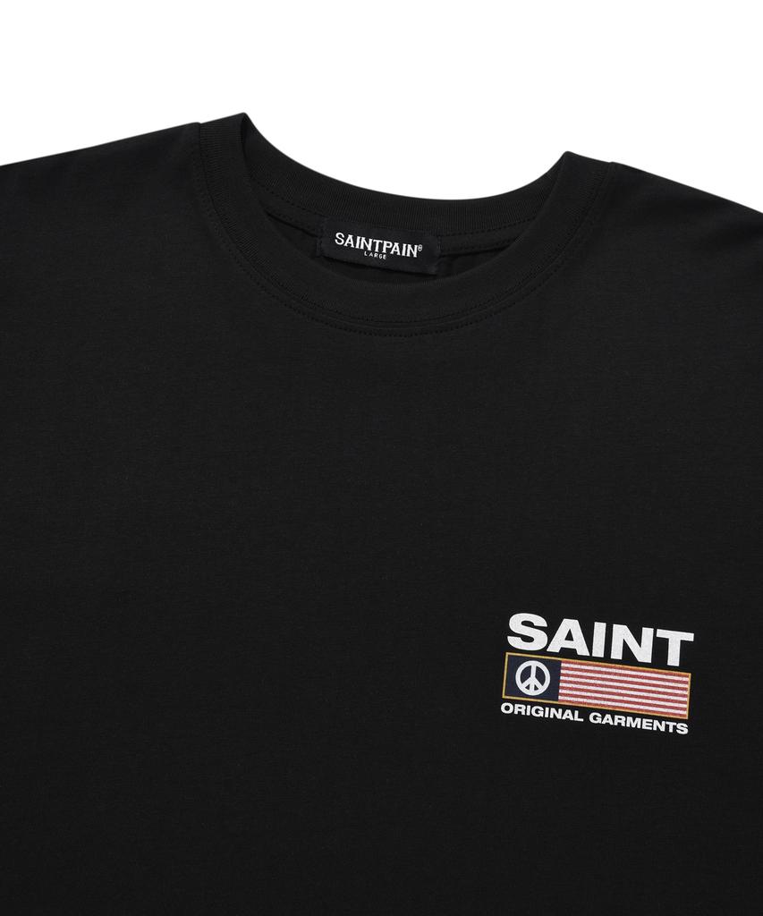 SAINTPAIN Sp Peace Logo T-Shirt - Black