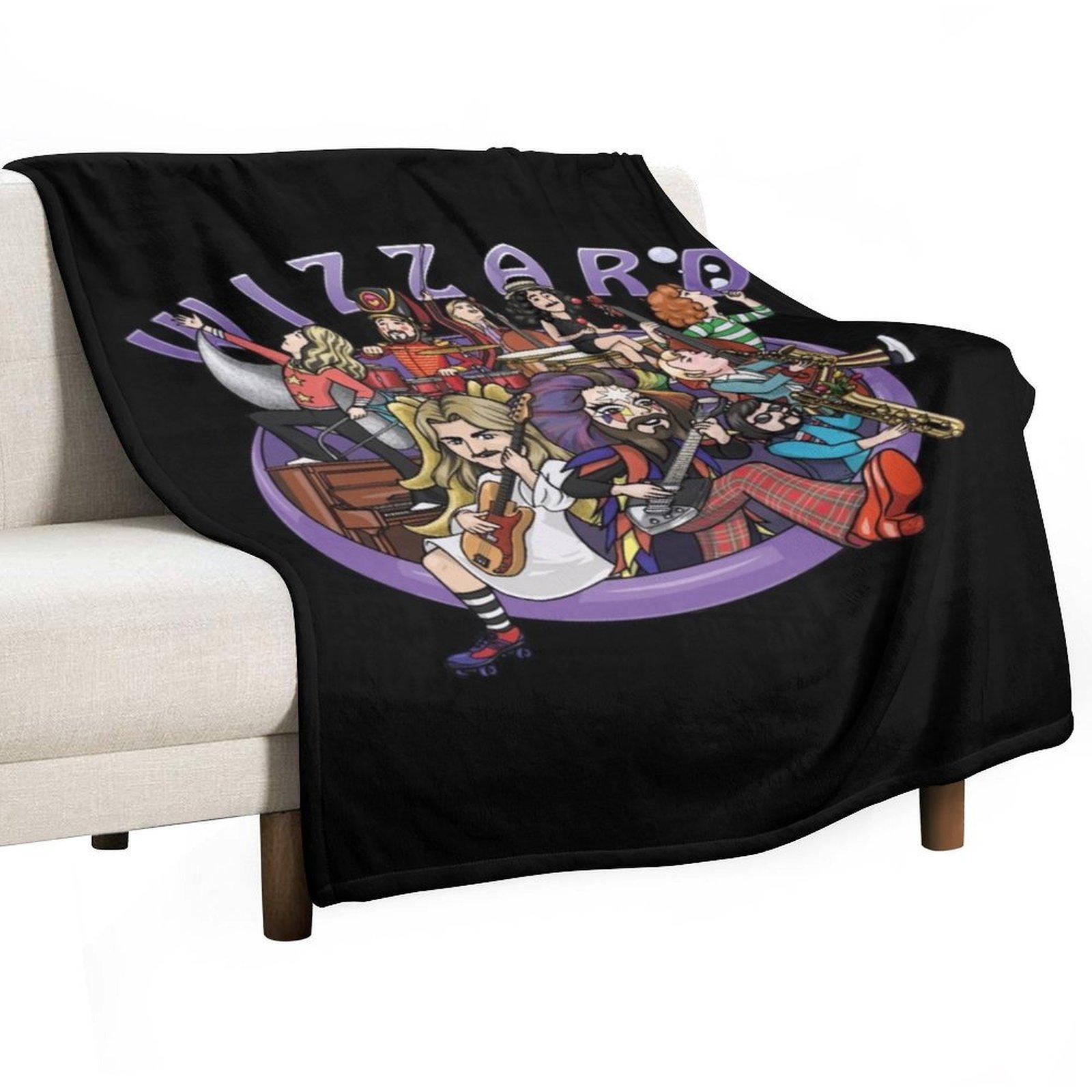 The Spirit of Wizzard Classic Throw Blanket funny gift Soft Plush Plaid Soft Beds Bed linens Blankets 30x40in