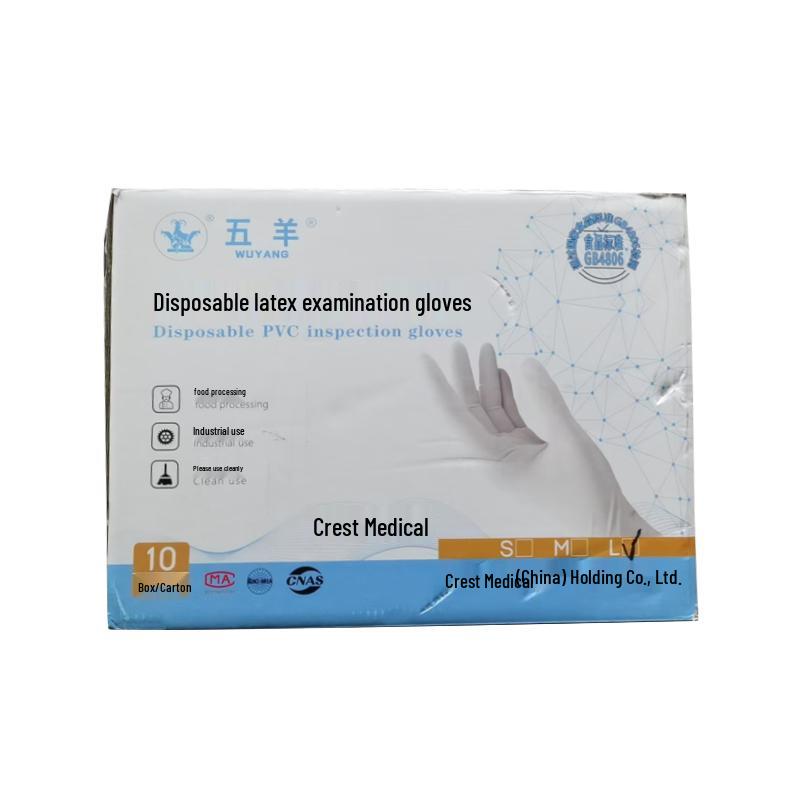 Wuyang Disposable Latex Examination Gloves