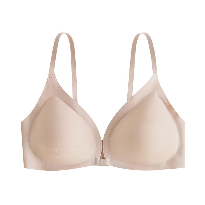 Sutien Femei Mărime Plus Fără Fir Închidere Frontală Push-Up Fără Cusături